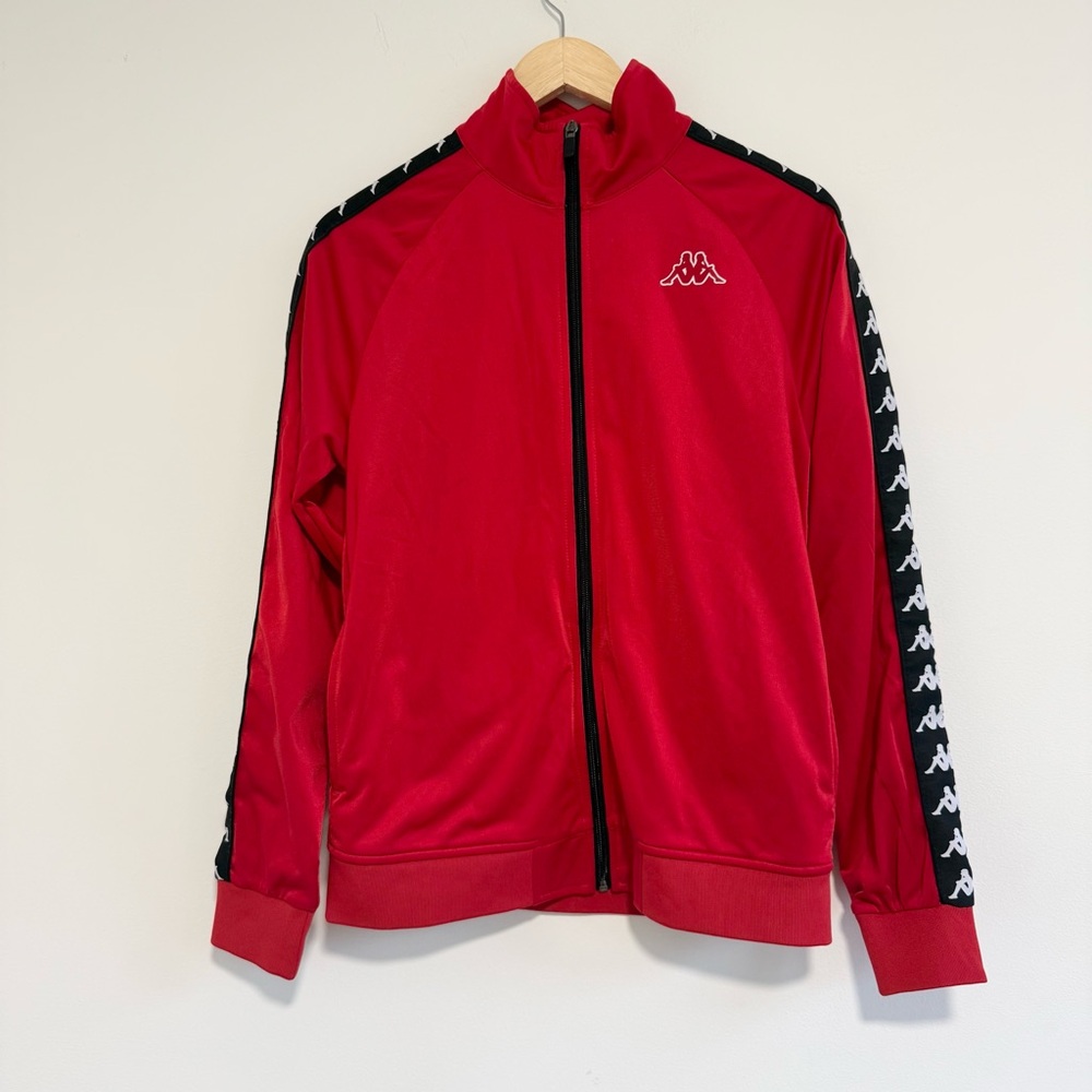 Kappa red and black jacket US medium